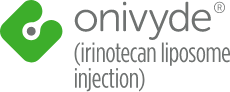 ONIVYDE® (irinotecan liposome injection) logo.